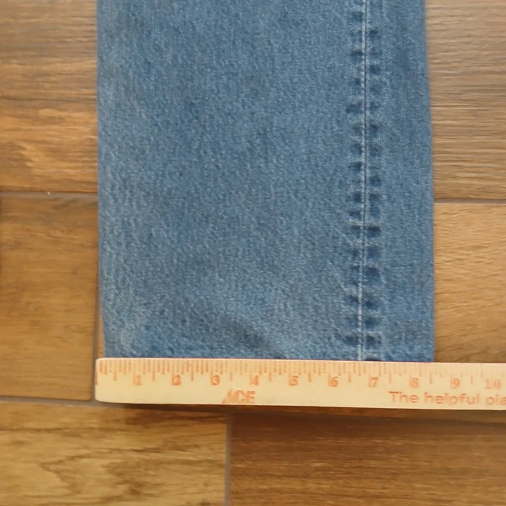 Vintage Levi's 501 Jeans Men 40x34 (FITS 36x30) Blue Button Fly Straight Leg Y2K